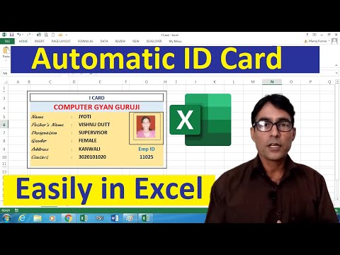 Excel Id Card Template